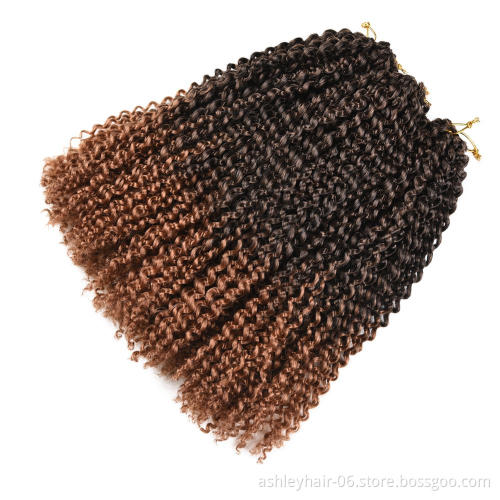 Wholesale 12 Inch Synthetic Pre-looped Afro Twist Crochet Braids Bob Marley Hair
